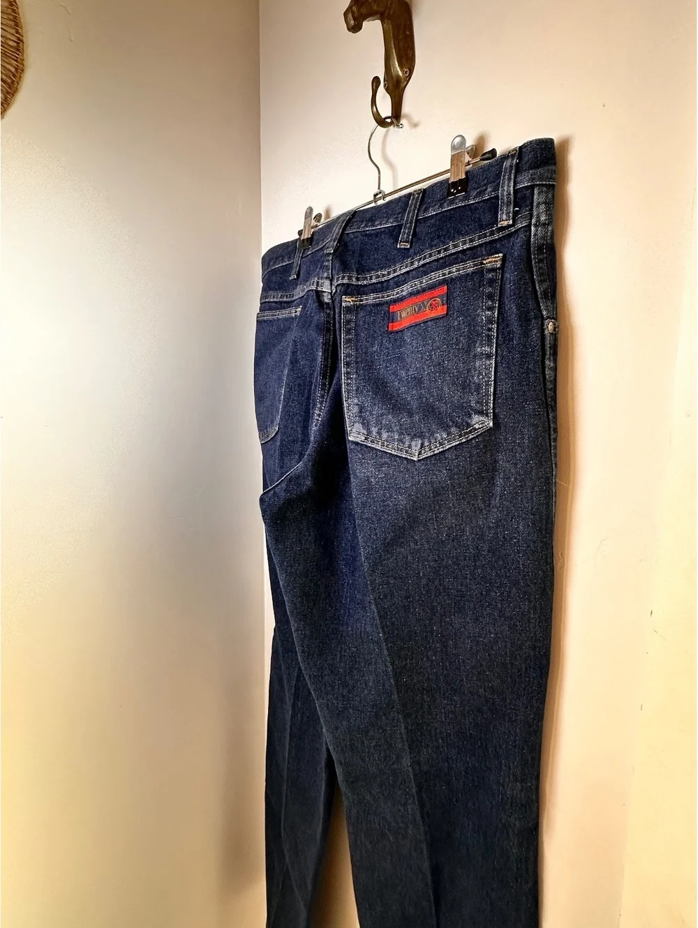 Twenty X Twenty Jeans Men’s 34x32 Dark Wash Straight Leg Vintage Denim